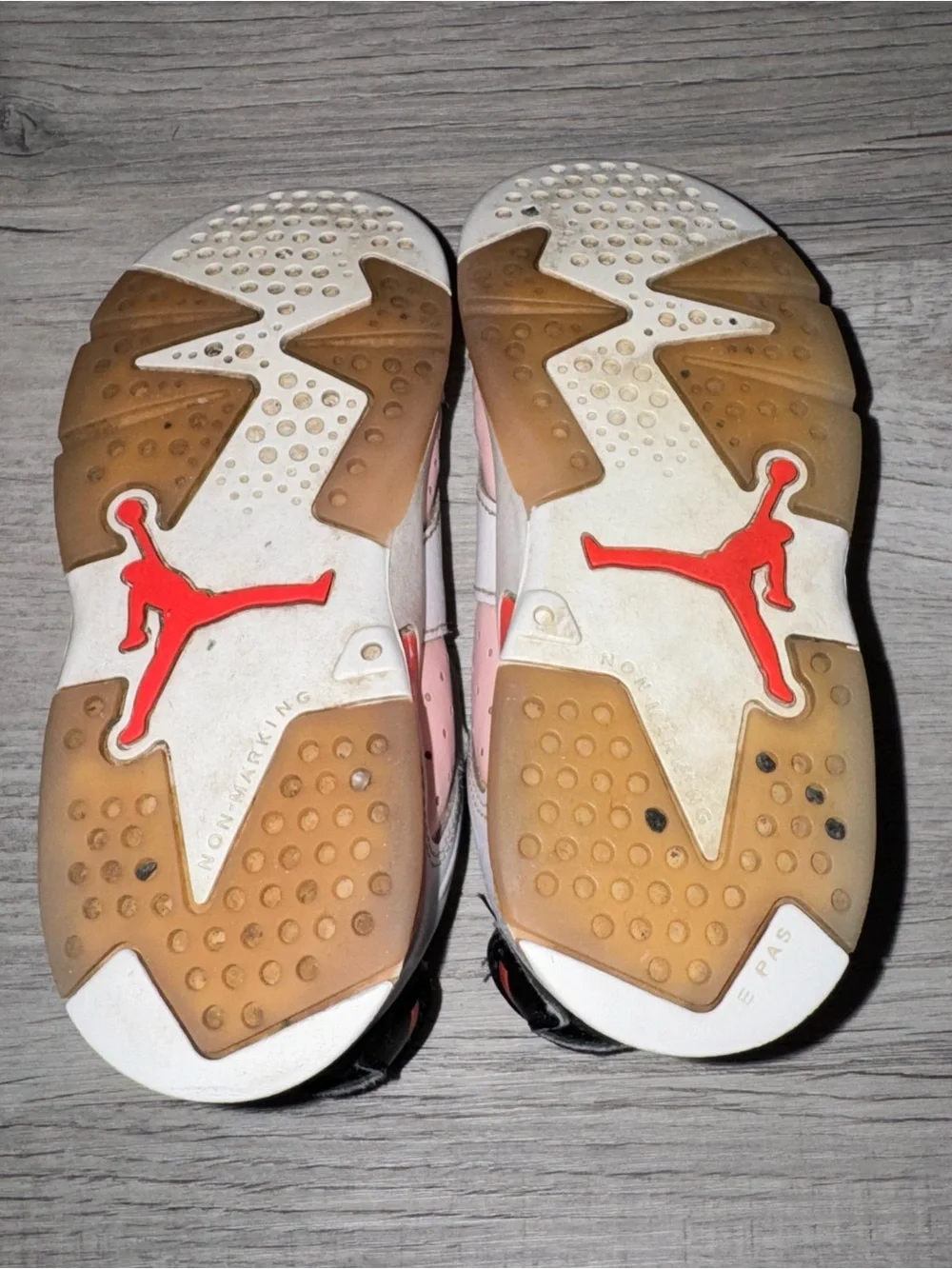 Nike Air Jordan Retro 6 Low Atmosphere Pink/Orange Toddler Size 9C DV3529-102
